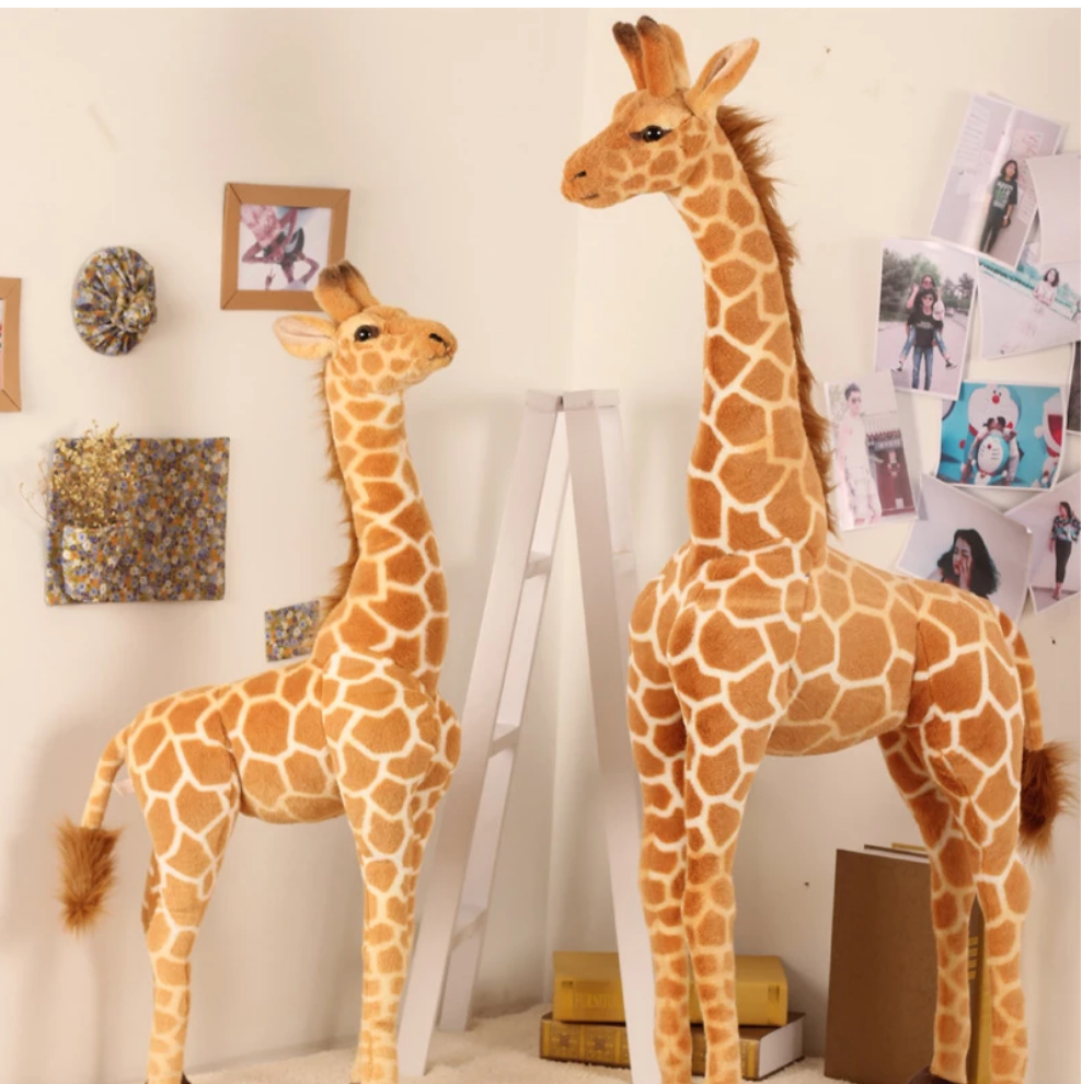 Giant Plush Giraffe Toy for Kids | Oversized Realistic Design | Ultra-Soft Plush Cuddly Companion