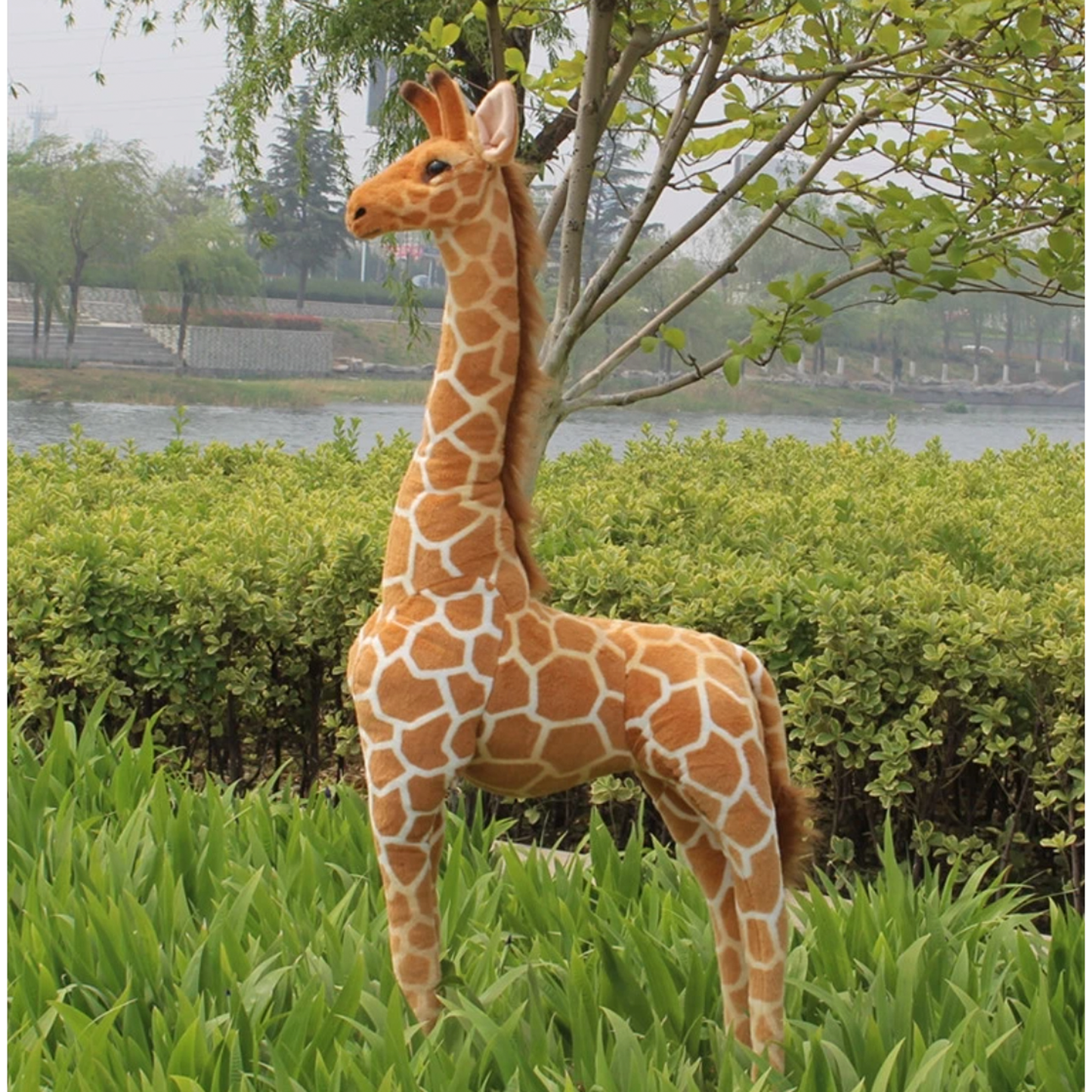 Giant Plush Giraffe Toy for Kids | Oversized Realistic Design | Ultra-Soft Plush Cuddly Companion