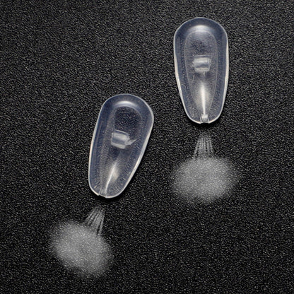 Glasses Nose Pads | Soft Non-Slip Silicone Cushions | Snap-In Universal Fit, 25 Pairs