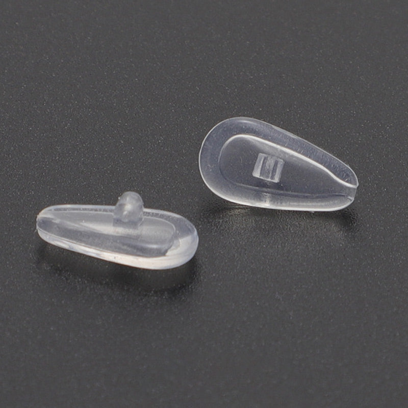 Glasses Nose Pads | Soft Non-Slip Silicone Cushions | Snap-In Universal Fit, 25 Pairs