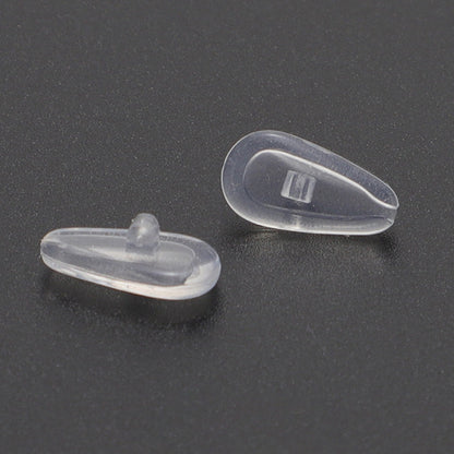 Glasses Nose Pads | Soft Non-Slip Silicone Cushions | Snap-In Universal Fit, 25 Pairs