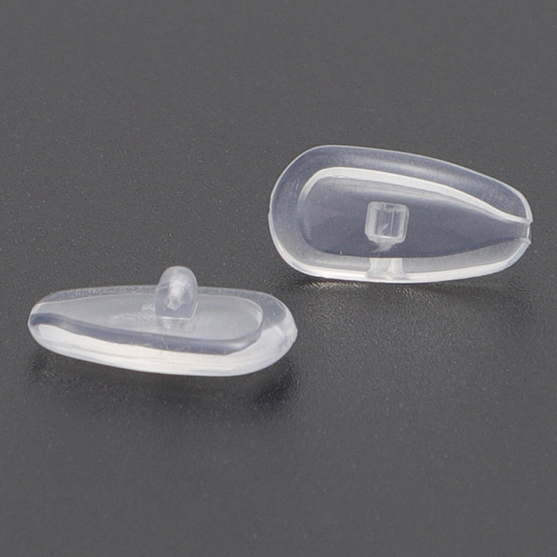 Glasses Nose Pads | Soft Non-Slip Silicone Cushions | Snap-In Universal Fit, 25 Pairs