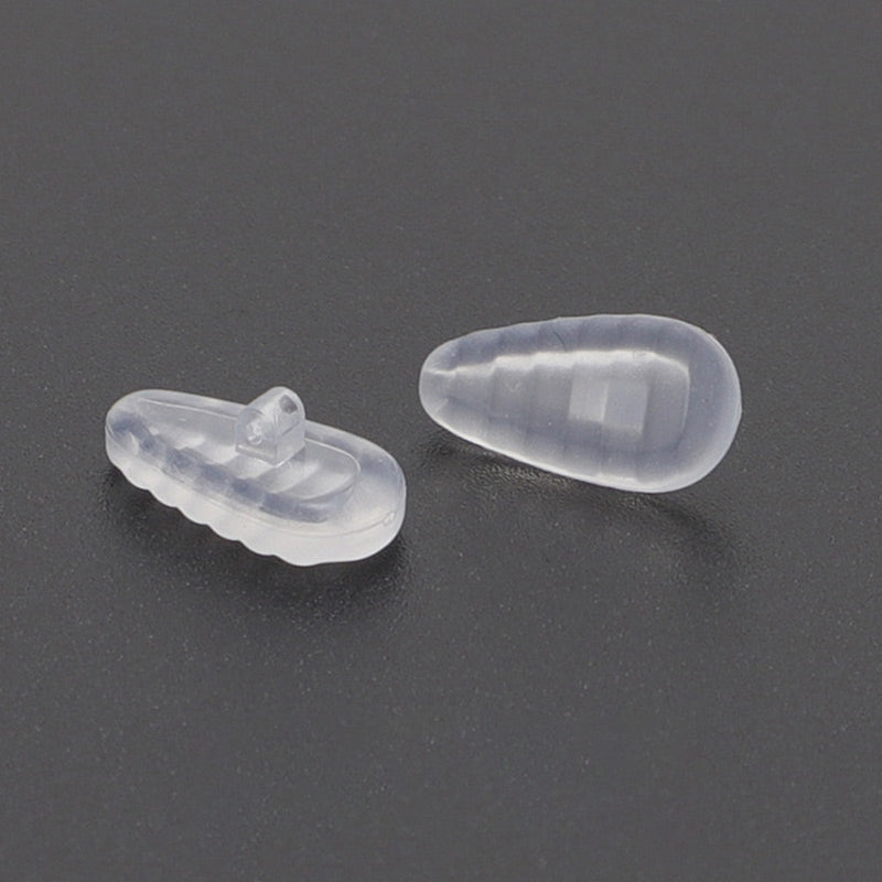 Glasses Nose Pads | Soft Non-Slip Silicone Cushions | Snap-In Universal Fit, 25 Pairs