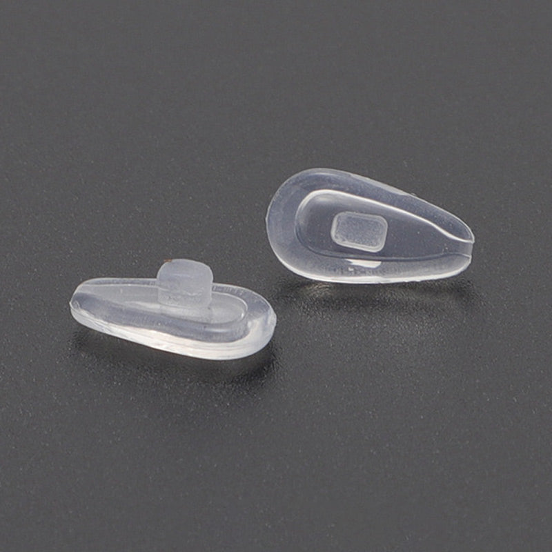 Glasses Nose Pads | Soft Non-Slip Silicone Cushions | Snap-In Universal Fit, 25 Pairs