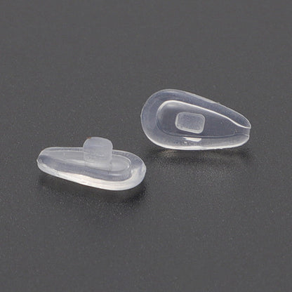 Glasses Nose Pads | Soft Non-Slip Silicone Cushions | Snap-In Universal Fit, 25 Pairs