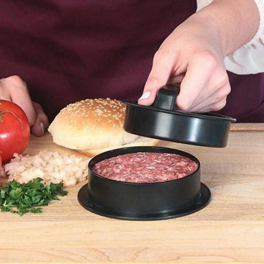 Hamburger Press | Removable Mold Base & Slider Mold | Non-Stick Finish | Compact 5 in