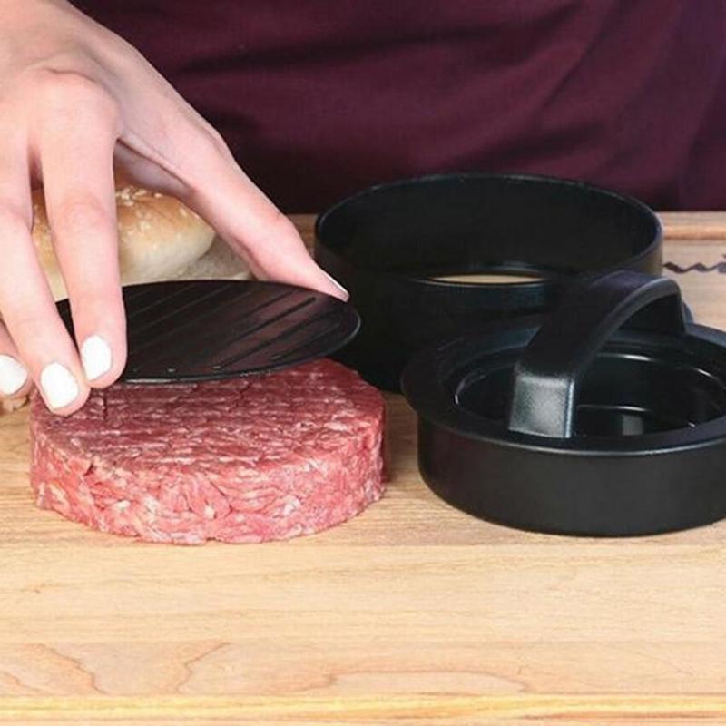 Hamburger Press | Removable Mold Base & Slider Mold | Non-Stick Finish | Compact 5 in