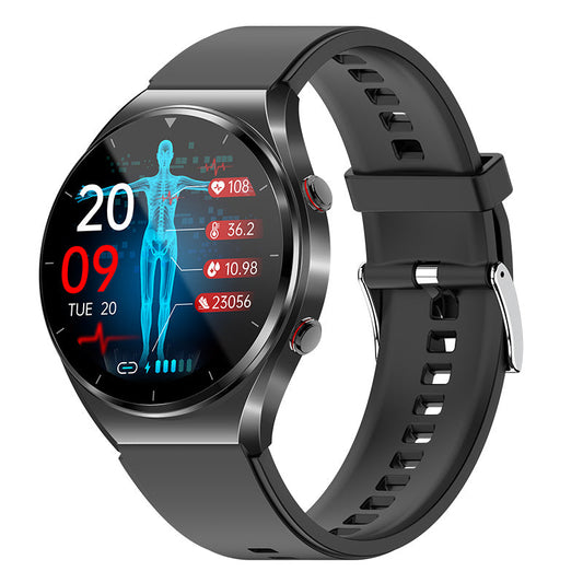 Health Smartwatch | Non-Invasive Blood Glucose & ECG Monitoring | Blood Pressure & Heart Rate