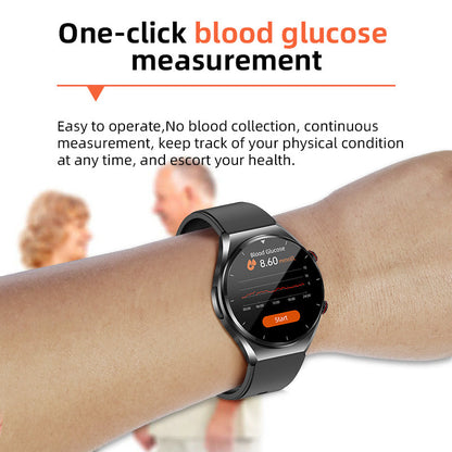 Health Smartwatch | Non-Invasive Blood Glucose & ECG Monitoring | Blood Pressure & Heart Rate