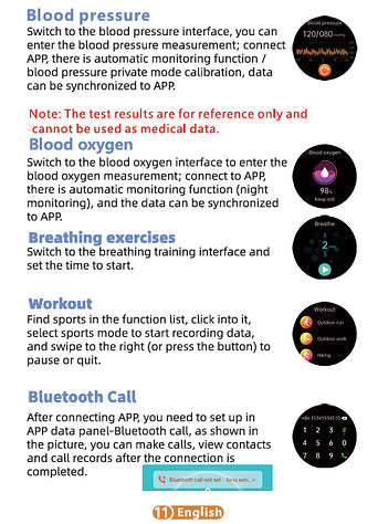 Health Smartwatch | Non-Invasive Blood Glucose & ECG Monitoring | Blood Pressure & Heart Rate