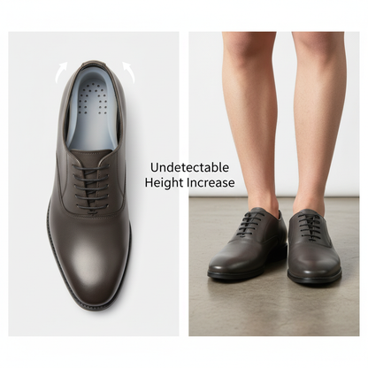 Height Increase Insoles for Men & Women | Invisible Design | Shock-Absorbing Cushion | Comfortable All-Day Wear