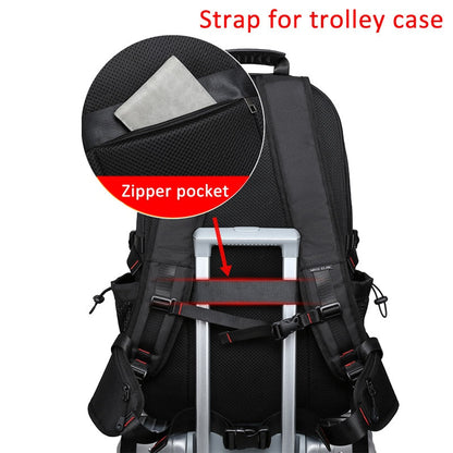 Hiking & Camping Backpack | Large Capacity Water-Resistant Pack | Padded Back & Adjustable Straps