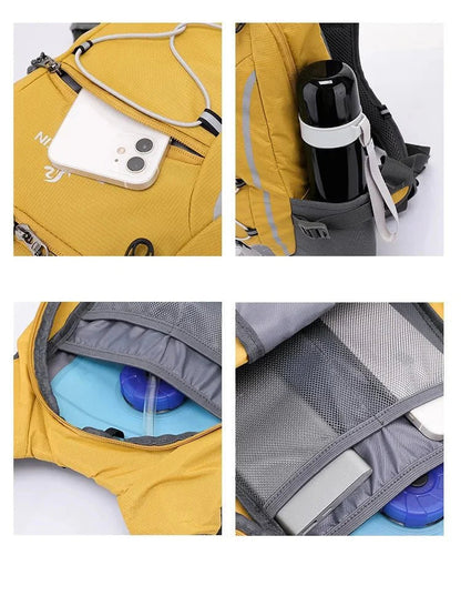 Hiking & Cycling Backpack | 20L Lightweight Water-Resistant | Ergonomic Back & Reflective Trim