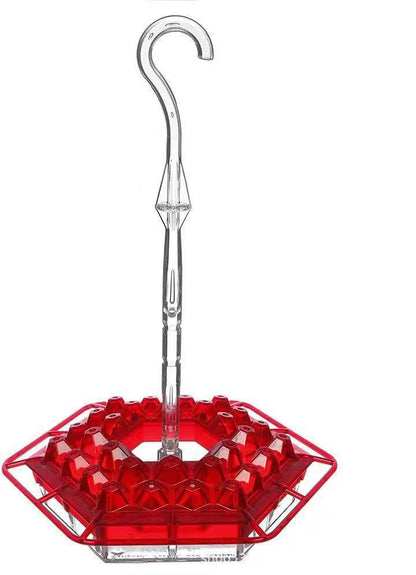 Hummingbird Feeder | Ant-Proof Hexagonal Ports | 12 oz Capacity | Easy-Fill & Dishwasher Safe