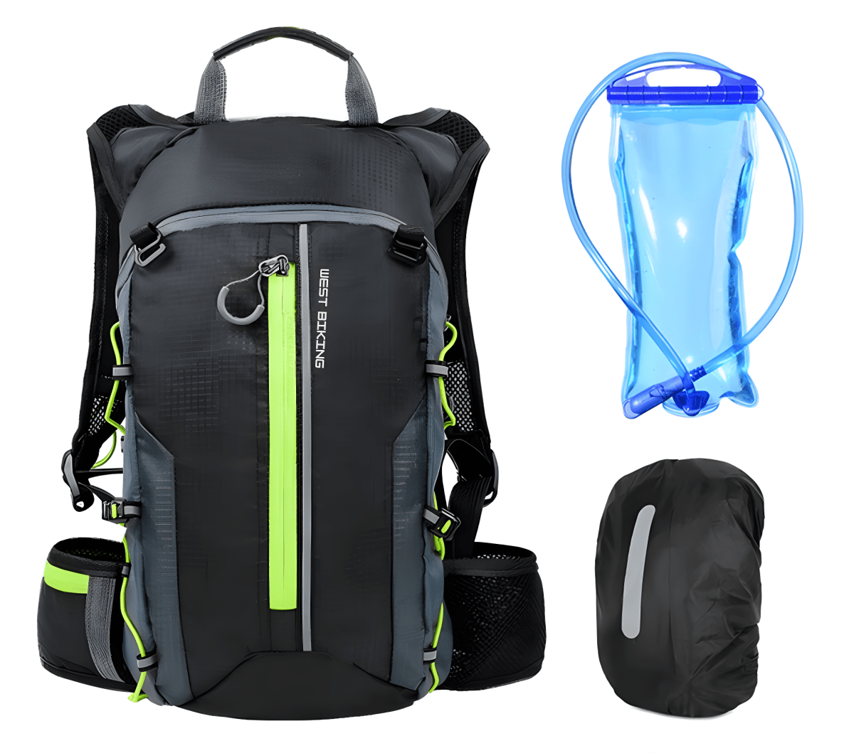 Hydration Pack | 10L Capacity | Hydration Bladder & Waterproof Nylon | Lightweight Design