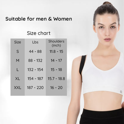 Invisible Posture Corrector | Adjustable Slim Design | Breathable Fabric | Comfortable Support