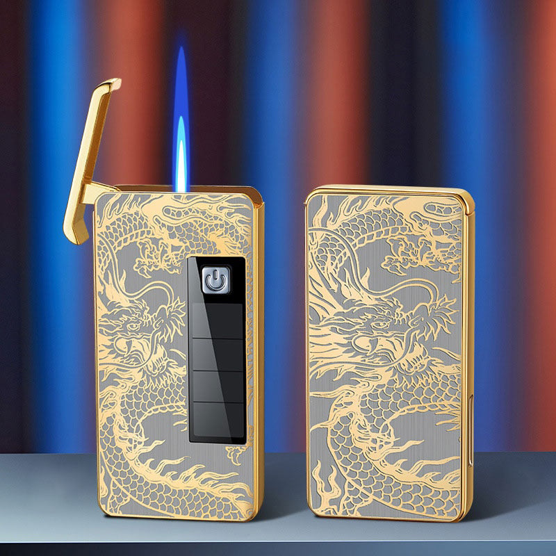 Jet Lighter | Solar Charging & LED Light | Metal Construction | Compact for Camping