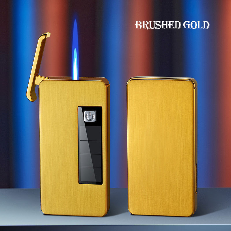Jet Lighter | Solar Charging & LED Light | Metal Construction | Compact for Camping