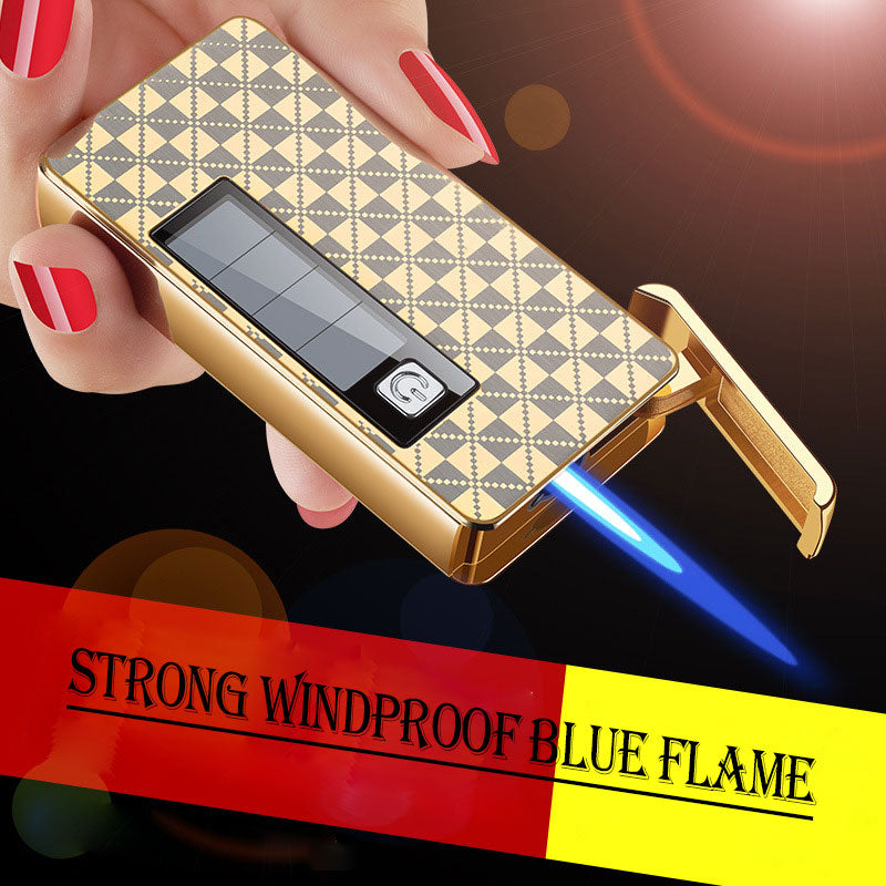 Jet Lighter | Solar Charging & LED Light | Metal Construction | Compact for Camping