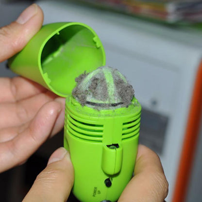 Keyboard & Laptop Vacuum Cleaner | USB-Powered Mini with Built-In LED | Adjustable Position