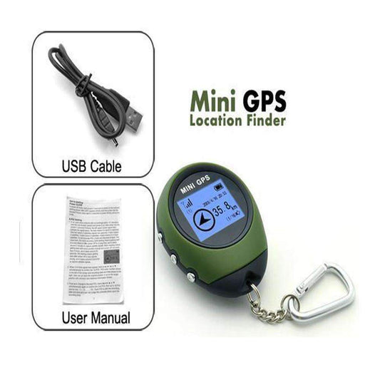 Keychain GPS Tracker | Portable Handheld Navigation | Waterproof & Long Battery Life