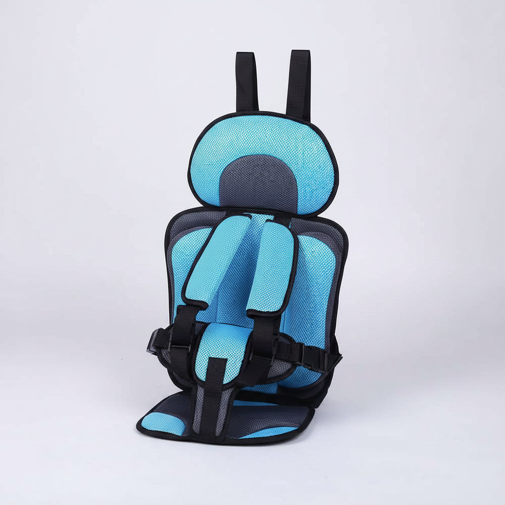 Kids Booster Car Seat | Foldable & Lightweight Design | 5-Point Harness | Travel-Friendly