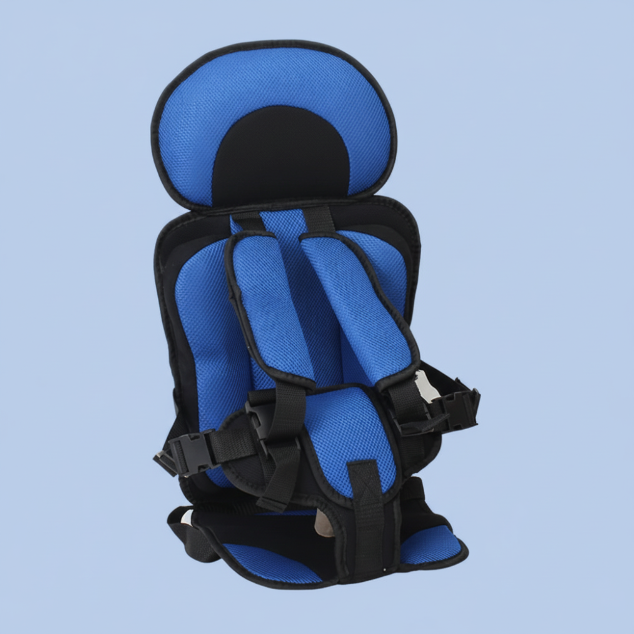 Kids Booster Car Seat | Foldable & Lightweight Design | 5-Point Harness | Travel-Friendly