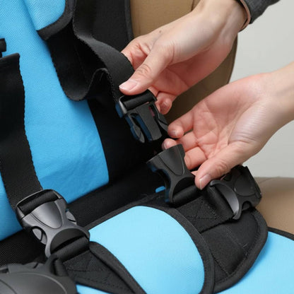 Kids Booster Car Seat | Foldable & Lightweight Design | 5-Point Harness | Travel-Friendly