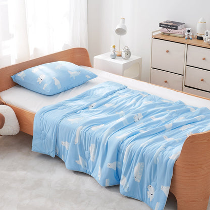 Kids Comforter | Temperature-Regulating | Soft Breathable Fabric | 50 x 70 in