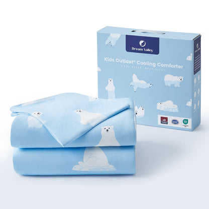 Kids Comforter | Temperature-Regulating | Soft Breathable Fabric | 50 x 70 in