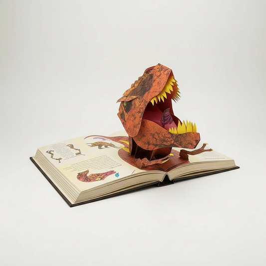 Kids Pop-Up Book | 3D Dinosaur Adventure | Sturdy Pages & Colorful Illustrations