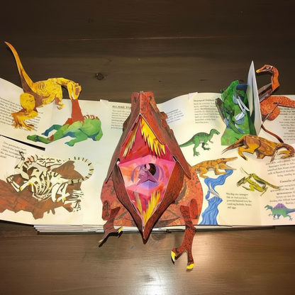 Kids Pop-Up Book | 3D Dinosaur Adventure | Sturdy Pages & Colorful Illustrations