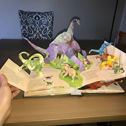 Kids Pop-Up Book | 3D Dinosaur Adventure | Sturdy Pages & Colorful Illustrations