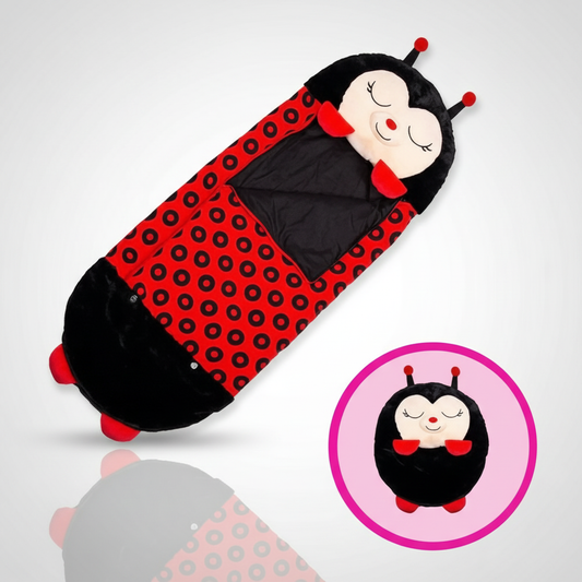 Kids Sleeping Bag | Foldable 2-in-1 Animal Shape | Lightweight & Easy to Fold | Travel & Sleepovers