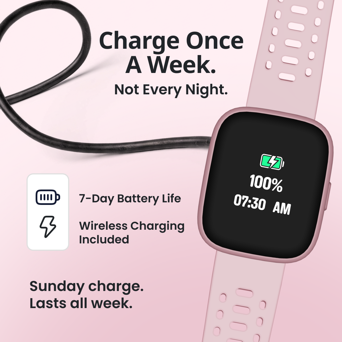 Kids Smartwatch | GPS & Health Tracking | Games & Custom Faces, 7-Day Battery