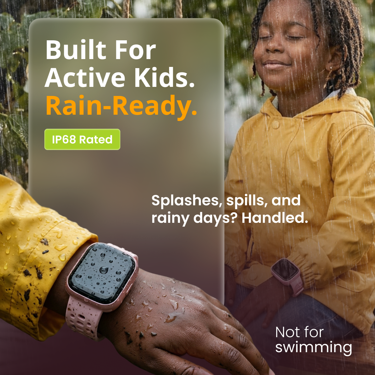 Kids Smartwatch | GPS & Health Tracking | Games & Custom Faces, 7-Day Battery