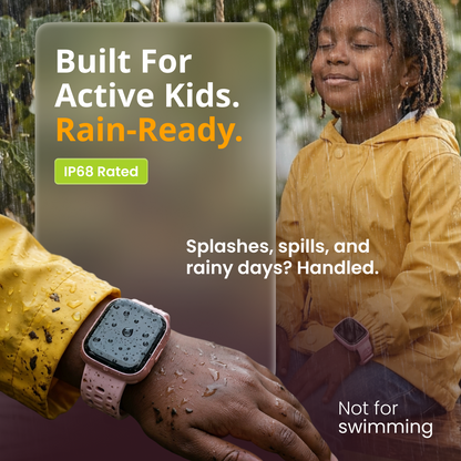Kids Smartwatch | GPS & Health Tracking | Games & Custom Faces, 7-Day Battery