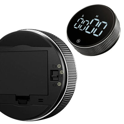 Kitchen Timer | Magnetic Digital | Rotating Countdown & Loud Alarm
