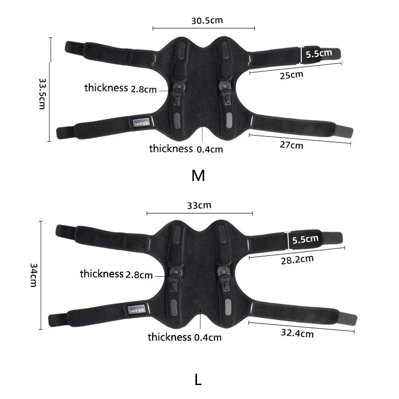 Knee Brace | Adjustable Stabilizing Support | Open Patella & Breathable Neoprene | Pain Relief