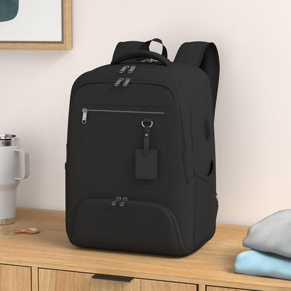 Laptop & Lunch Backpack | USB Charging Port | Fits 17.3 in Laptop | Insulated Lunch Compartment