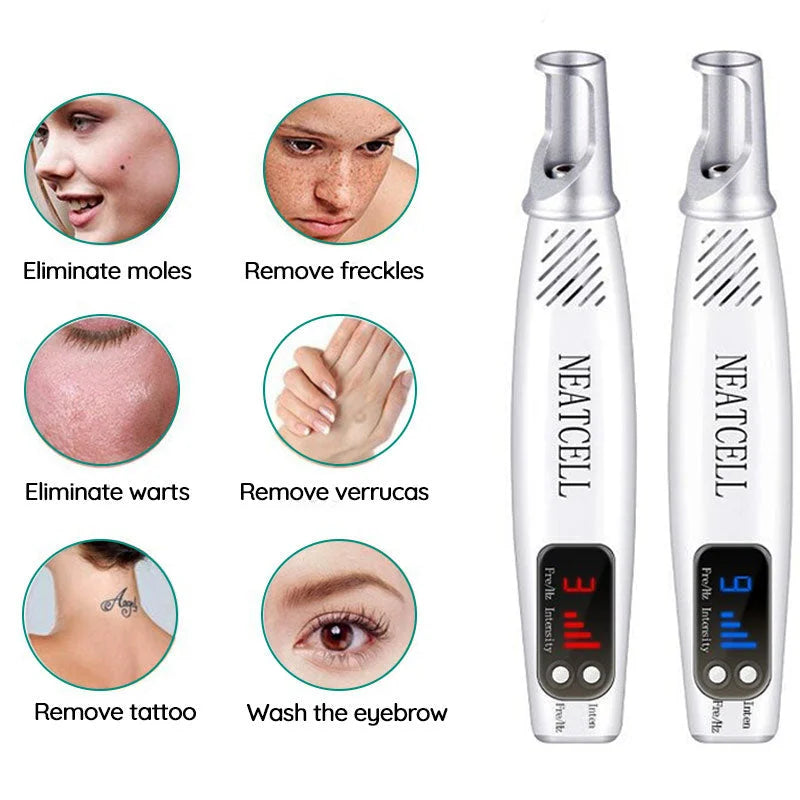 Laser Tattoo Removal Pen | Dual Red & Blue Light | Ergonomic Design | At-Home Treatment