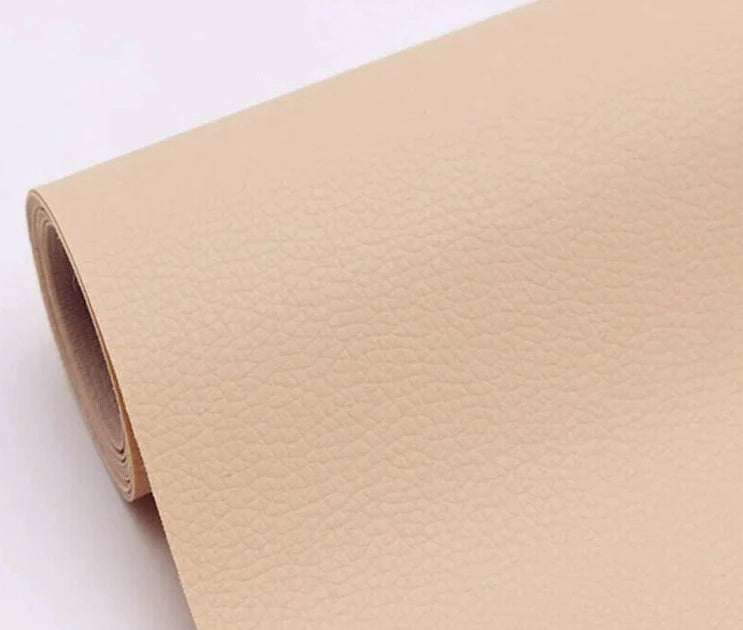 Leather Repair Patch | Self-Adhesive Waterproof | Large Cut-to-Size Faux Leather 19.7×54.3 in