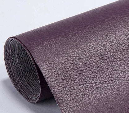Leather Repair Patch | Self-Adhesive Waterproof | Large Cut-to-Size Faux Leather 19.7×54.3 in