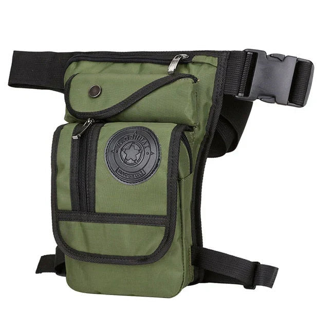 Leg Bag for Riders | Multi-Pocket & Adjustable Straps | Canvas Construction & Comfortable Fit