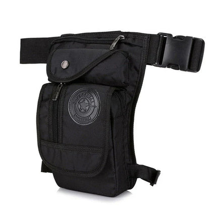 Leg Bag for Riders | Multi-Pocket & Adjustable Straps | Canvas Construction & Comfortable Fit