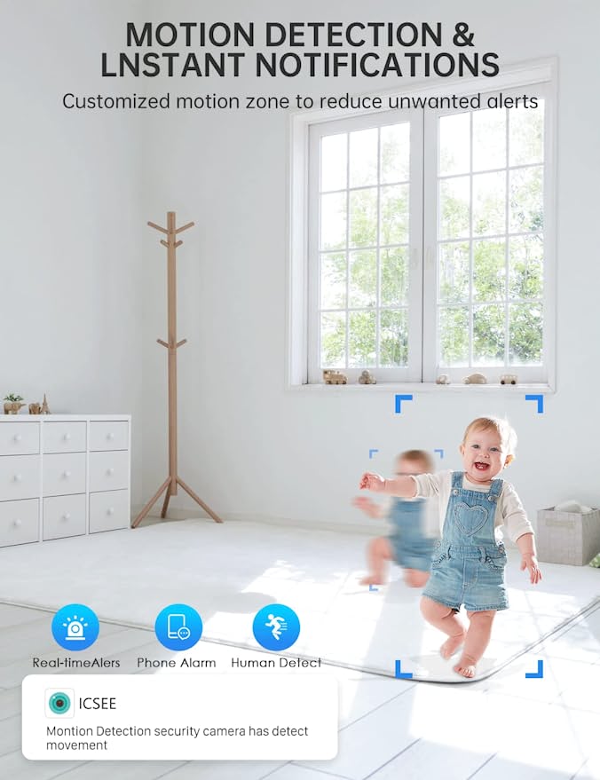 Light Bulb Security Camera | 360° Motion Tracking | High-Resolution & Two-Way Audio