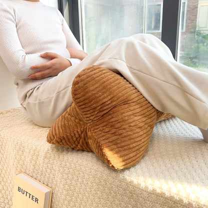 Lounge Bolster Cushion | Structured Back Support | Soft Polyester | 50x30x30 cm