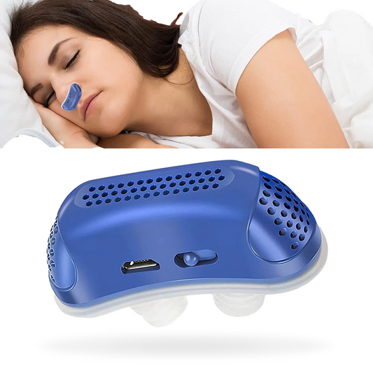 Maskless Sleep Apnea Device | Mini Portable Travel | Medical Silicone Nasal Cones