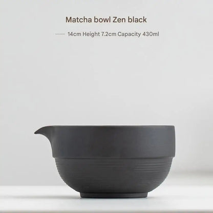 Matcha Bowl | Handcrafted Japanese Ceramic | Green Glazed Finish | Authentic Tea Experience