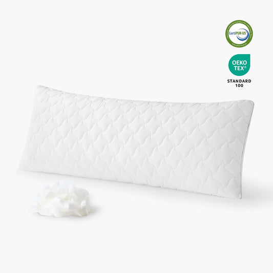 Maternity Body Pillow | Adjustable Dual-Sided | Breathable Cooling Fabric | Full-Length Support